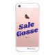 Coque iPhone 5/5S/SE 360 intégrale transparente Sale gosse bleu Tendance La Coque Francaise.