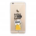 Coque iPhone 6/6S 360 intégrale transparente Bière qui Coule Tendance La Coque Francaise.
