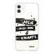 Coque iPhone 11 silicone transparente Jolie Mignonne et chiante ultra resistant Protection housse Motif Ecriture Tendance Evetane