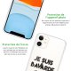 Coque iPhone 11 silicone transparente Bavarde Mais Adorable ultra resistant Protection housse Motif Ecriture Tendance Evetane