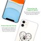 Coque iPhone 11 silicone transparente Attrape coeur ultra resistant Protection housse Motif Ecriture Tendance Evetane