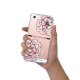 Coque iPhone 5/5S/SE anti-choc souple angles renforcés transparente Rose Pivoine La Coque Francaise