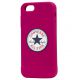 Converse coque silicone rose pour iPhone 5 / 5S