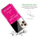 Coque iPhone 11 Pro silicone transparente Vernis Rose ultra resistant Protection housse Motif Ecriture Tendance Evetane