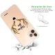 Coque iPhone 11 Pro Max silicone transparente Cerf Moi Fort ultra resistant Protection housse Motif Ecriture Tendance Evetane