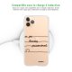 Coque iPhone 11 Pro Max silicone transparente Un peu, Beaucoup, Passionnement ultra resistant Protection housse Motif Ecriture Tendance Evetane