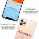 Coque iPhone 11 Pro Max silicone transparente Princesse Malgré Moi ultra resistant Protection housse Motif Ecriture Tendance Evetane