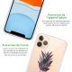Coque iPhone 11 Pro Max silicone transparente Ananas geometrique marbre ultra resistant Protection housse Motif Ecriture Tendance Evetane