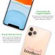 Coque iPhone 11 Pro Max silicone transparente Mademoiselle boudeuse ultra resistant Protection housse Motif Ecriture Tendance Evetane