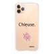 Coque iPhone 11 Pro Max silicone transparente Chieuse ultra resistant Protection housse Motif Ecriture Tendance Evetane