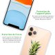 Coque iPhone 11 Pro Max silicone transparente Ananas Pois ultra resistant Protection housse Motif Ecriture Tendance Evetane