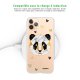 Coque iPhone 11 Pro Max silicone transparente Panda Géométrique ultra resistant Protection housse Motif Ecriture Tendance Evetane