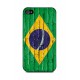 Muvit Coque Noire Bresil Mur Apple Iphone 4S