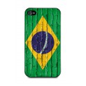 Muvit Coque Noire Bresil Mur Apple Iphone 4S