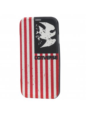 Converse Housse Folio Tissu Imprime Americana Print Samsung Galaxy S5