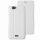 Mocca étui flip case blanc pour Wiko Gateway