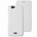 Mocca étui flip case blanc pour Wiko Getaway