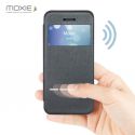 Moxie étui livre Smart Touch Gris pour iPhone 5 /5 S
