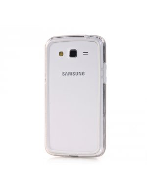 Bumper bi-matière blanc pour Samsung Galaxy Grand 