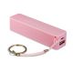 Mini batterie rose clair porte-clé Power Bank 4800 mAh