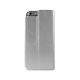 PURO housse iPhone "livre" 6 4.7" avec rangement carte type CB gris