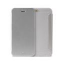 PURO étui livre transparent et gris avec porte carte pour Apple iPhone 6 et 6S 