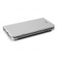 PURO housse iPhone "livre" 6 4.7" avec rangement carte type CB gris