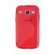 Coque silicone S line Minigel rouge Bi-Matières pour Samsung Galaxy Core Plus