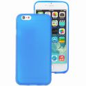 Mocca coque gel frost bleu pour Apple iPhone 6 et 6S 