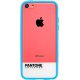 Pantone coque transparente et bleu pour Apple iPhone 5C