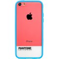 Coque rigide Pantone transparente et bleue pour iPhone 5C
