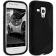 Coque silicone S line bi-matiere noire pour Samsung Galaxy S Duos S7562 / S Duos S7582 / S Duos 7580