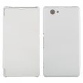 Etui livre blanc Pour Sony Xperia Z1 Compact