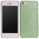 Coque silicone effet metalique vert pour iPhone 5 / 5S