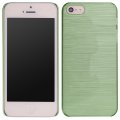 Coque silicone effet métallique vert pour iPhone 5 / 5S