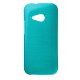 Coque silicone effet métallique bleu pour HTC One M8 Mini 2