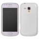 Coque silicone effet métallique blanc pour Samsung Galaxy Trend S7562 / S7560