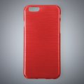 Coque silicone effet métallique rouge pour Apple iPhone 6 et 6S 