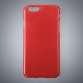 Coque silicone effet métallique rouge pour Apple iPhone 6 et 6S 