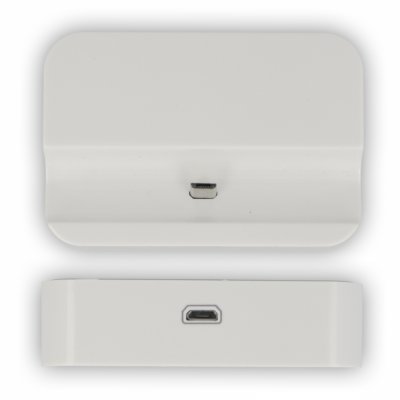 Dock de charge blanc avec Micro USB