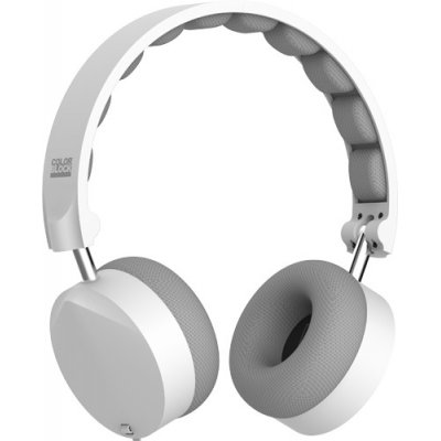 Casque filaire blanc Colorblock