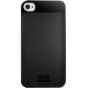 Coque rigide Colorblock noire pour iPhone 4/4S avec emplacement pour carte