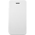 Etui folio Colorblock blanc pour iPhone 4/4S avec emplacement pour carte