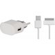 Mini chargeur secteur blanc 2A connectique 30 broches Apple