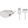 Mini chargeur secteur blanc 2A connectique 30 broches Apple