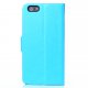 Etui livre bleu pour Apple iPhone 6 Plus 5.5''