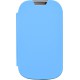 Etui coque bleu made in France pour Samsung Galaxy Fame Lite S6790