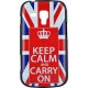 Coque rigide made in France Keep Calm UK pour Samsung Galaxy Trend S7560