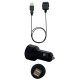 Mini chargeur allume-cigare à double ports USB & courant de charge de 2A pour iPad/iPhone/iPod