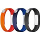 Pack de 3 bracelets Orange, bleu et noir taille S pour Sony SmartBand